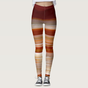 Legging Foto da Fatia de Agate Poled