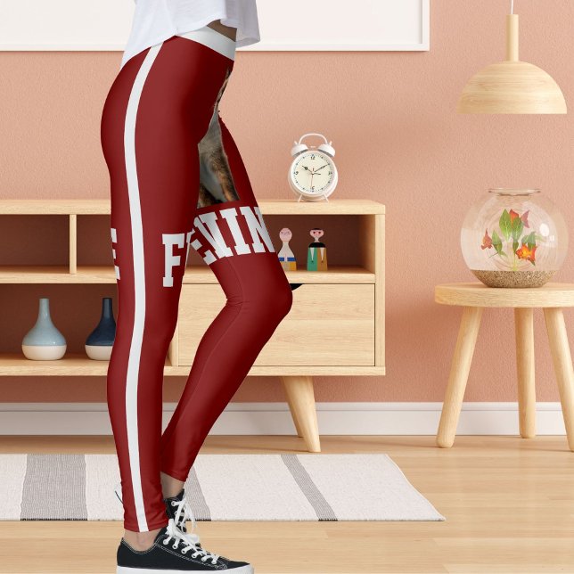 Legging Foto personalizada de Pet Gato de Gato Vermelho Pr (Criador carregado)