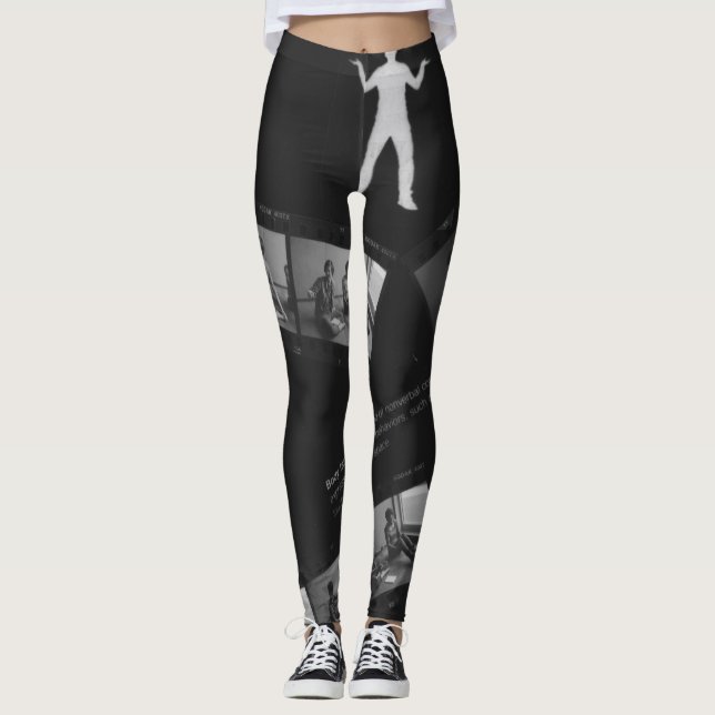 Legging Fotografia de linguagem corporal (Frente)