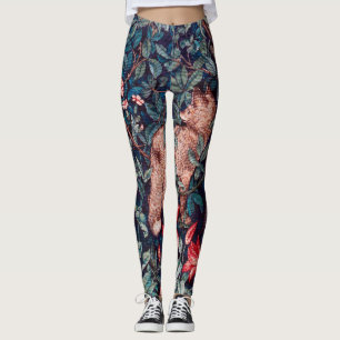 Legging Fox na Floresta, William Morris