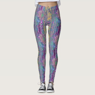 Legging fractais abstratos