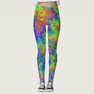 Legging Fractal arco-íris