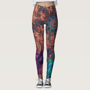 Legging Fractal de Tom de Joia