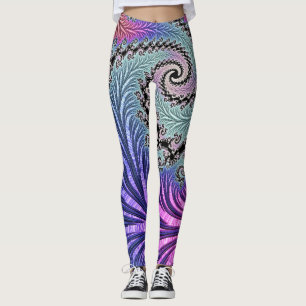Legging Fractal Espiral Funky