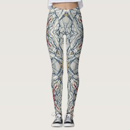 Legging Fragmented Mandala Collage 
