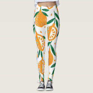Legging Fragmentos de Frutado: Padrão Texturizado de Vinta
