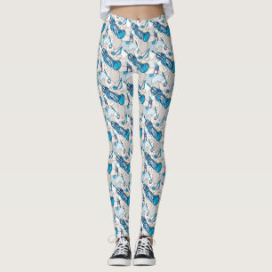 Legging Fragmentos de Nota Musical de Trompete