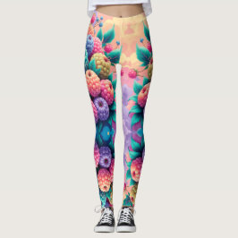 Legging Framboesas coloridas