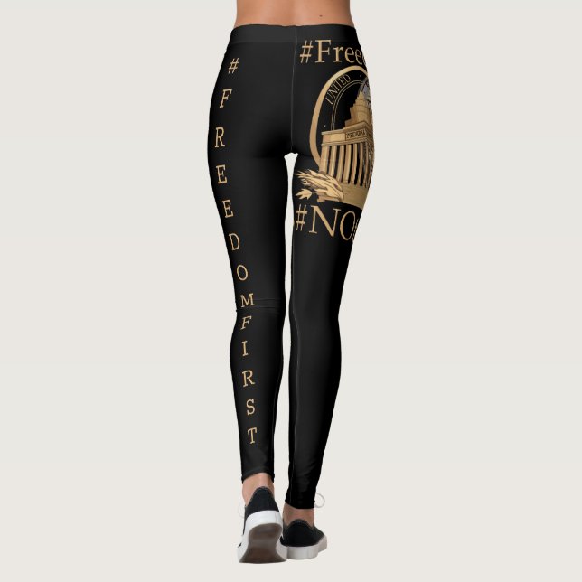 Legging #FreedomFirst: Carteira de Liberdade - Abrace a Li (Verso)