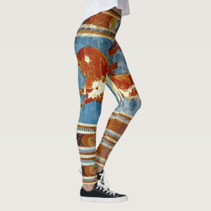 Legging Fresco antigo de Minoan Crete