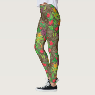 Legging Fresco do Damasco do Jardim