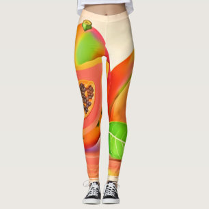 Legging Freshness em fatias de Papaya