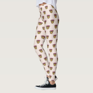 Legging Frida Kahlo   FridaMoji - macaco