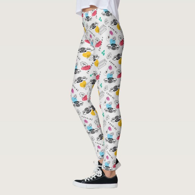 Legging FRIENDS™ | Padrão de Ícone (Esquerda)