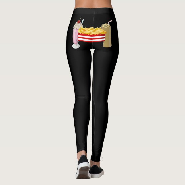 Legging Fries Ir Com As Pernas De Agitação (Verso)