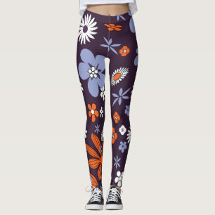 Legging Frota Indígena Floral da Design com Retrora