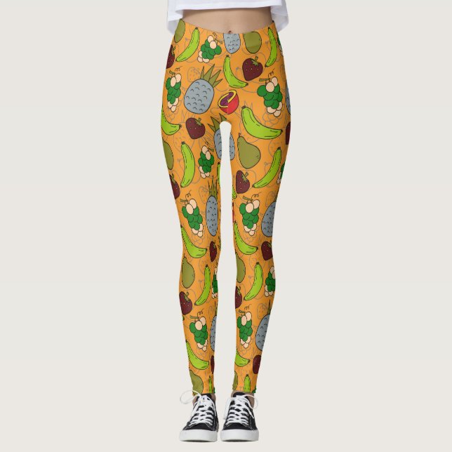 Legging Fruit seamless pattern | Fruit surface pattern 23 (Frente)