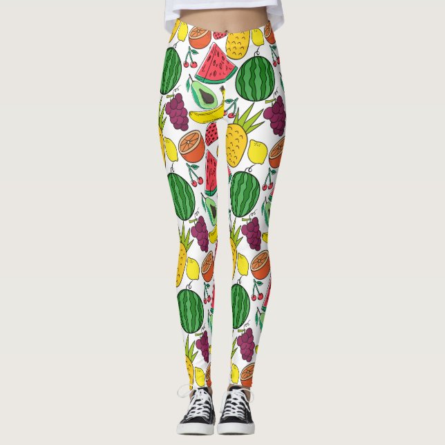 Legging Fruit seamless pattern | Fruit surface pattern 37 (Frente)