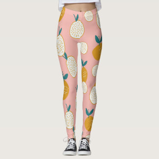 Legging Fruta colorida, padrão de fundo perfeito.