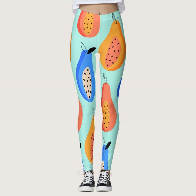 Legging Frutas de Citrinos Cons Summer Vintage (Frente)