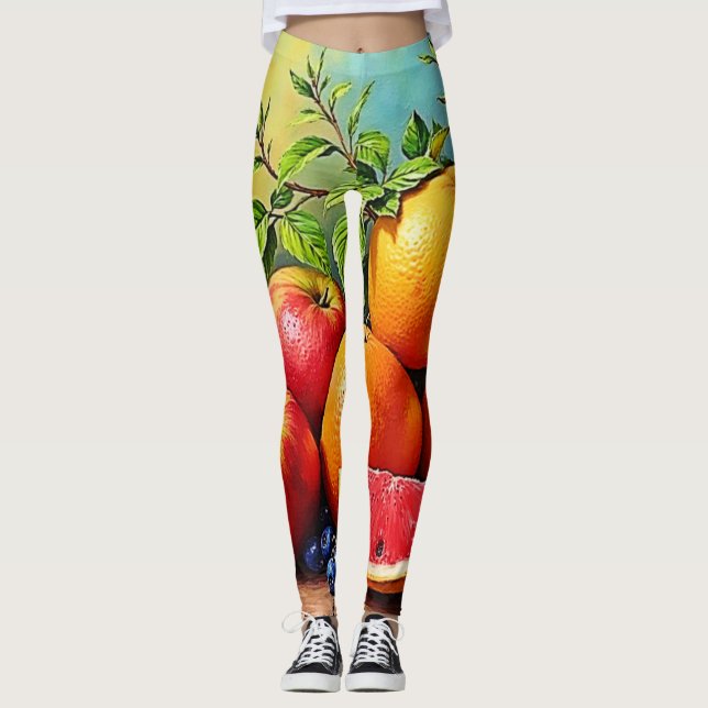 Legging Frutas frescas em uma Design perfeita Mix (Frente)