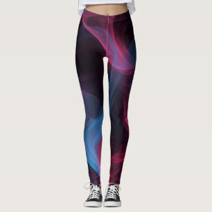 Legging Fumaça rosa e azul