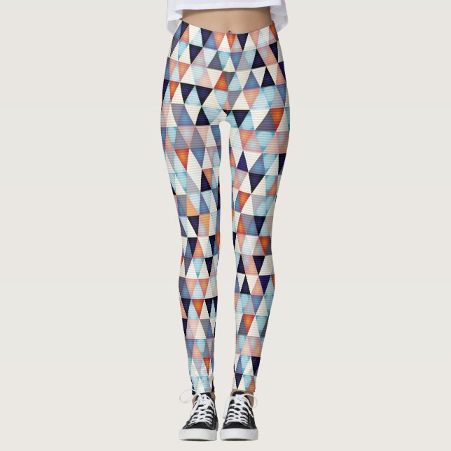 Legging fundo abstrato (Frente)