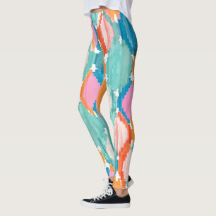 Legging Fundo colorido da aguarela