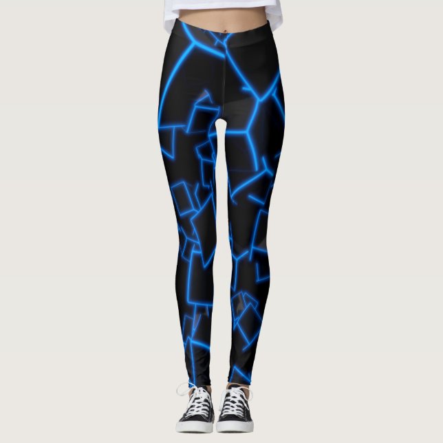 Legging Fundo de Abstrato de Cubs (Frente)