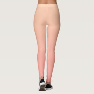 Legging Fundo de Gradação de Pêssego