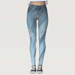 Legging Fundo de listras diagonais 4