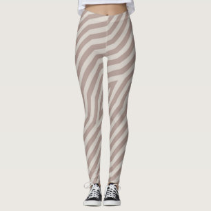 Legging Fundo de listras diagonais simétricas 12