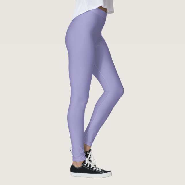 Legging Fundo lavanda sólido com uma textura sutil  (Direita)