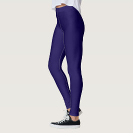 Legging Fundo texturizado azul escuro sólido