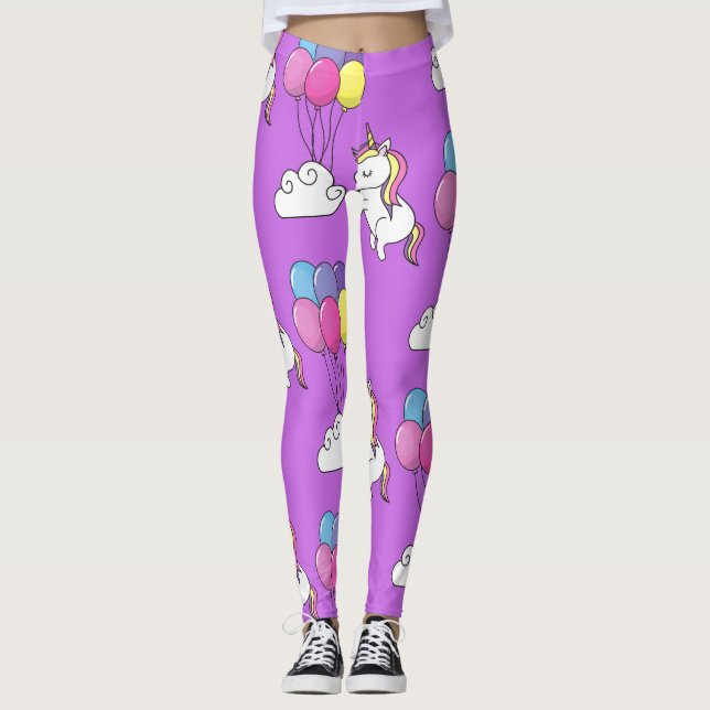Legging Funny Unicorn Pattern Magic Horse (Frente)