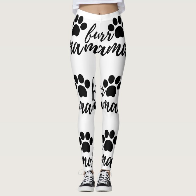 Legging Furr Mama Cat Natal (Frente)