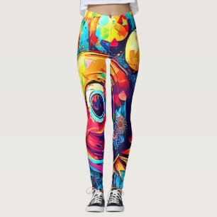 Legging Fusão FLORAL Cósmica