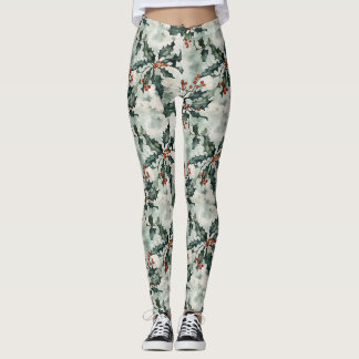 Legging Fuseleiras e Berries de Coloração Aquática de Nata