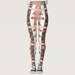 Legging Fútbol Coquette Arcoíris Estampado de Leopardo (6)