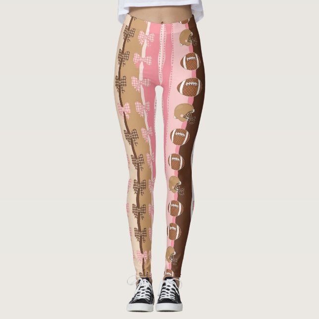 Legging Futebol Coquette Arco Estampa Leopardo (9) (Frente)