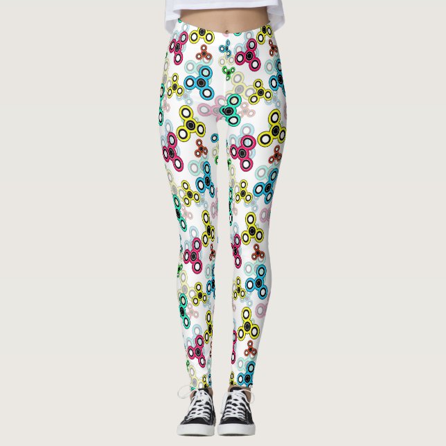 Legging Gafanhotos multicoloridos (Frente)