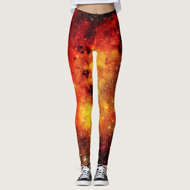 Legging Galáxia ao Fogo (Frente)