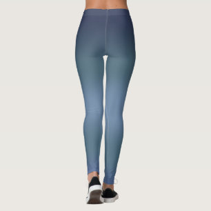 Legging Galáxia de Aquarela marinho azul moderna