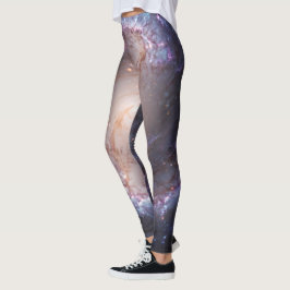Legging Galáxia Espiral Barrada Brilhante