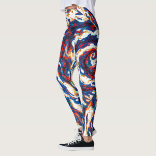 Legging Galáxia Espiral Roxa