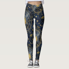 Legging Galáxia Intrate Star Celestial Maps