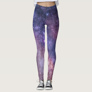 Legging Galáxia Nebula Yoga Panta Roxo Espacial