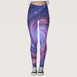 Legging Galáxia Vórtice Espiral Mística
