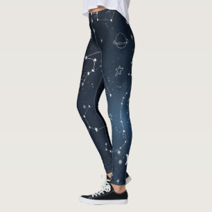 Legging Galáxias constelações astronômicas astronômicas pl