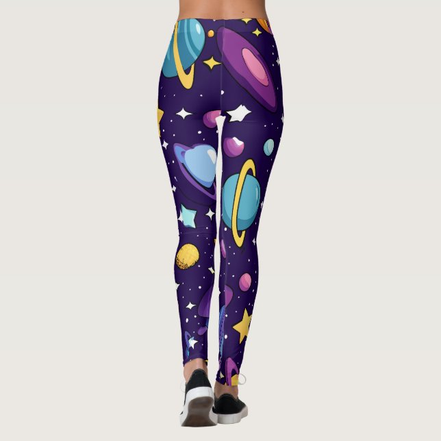 Legging Galaxy Impressão (Verso)